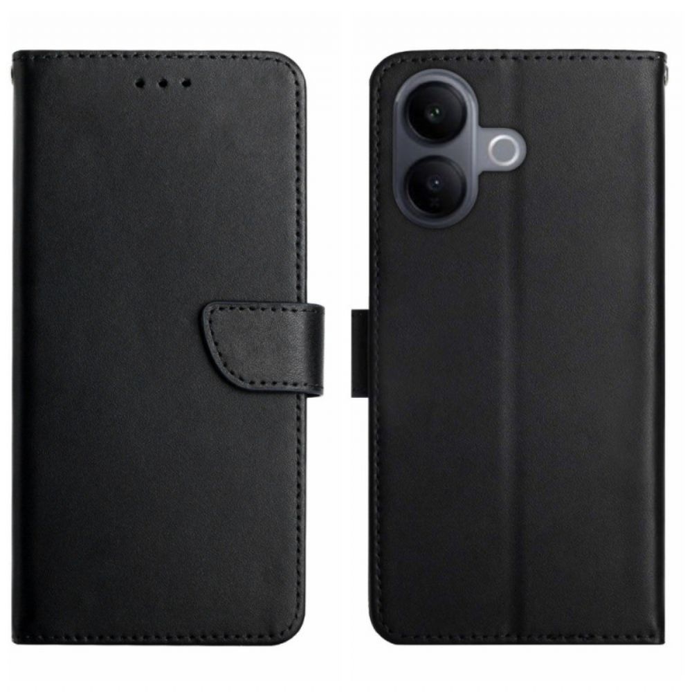 Leren Hoesje Voor Vivo V60 Lite Nappa Leer Met Textuur