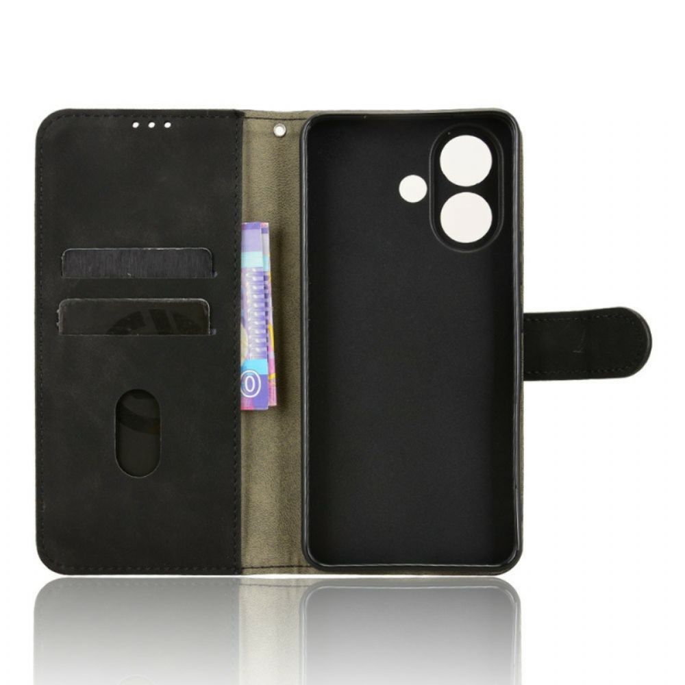 Leren Hoesje Voor Vivo V60 Lite Suède-effect