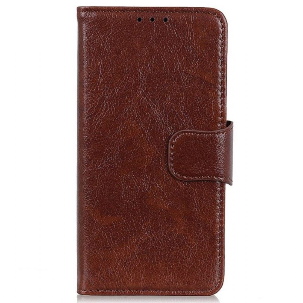 Leren Hoesje voor Poco M4 5G Splitnappaleer