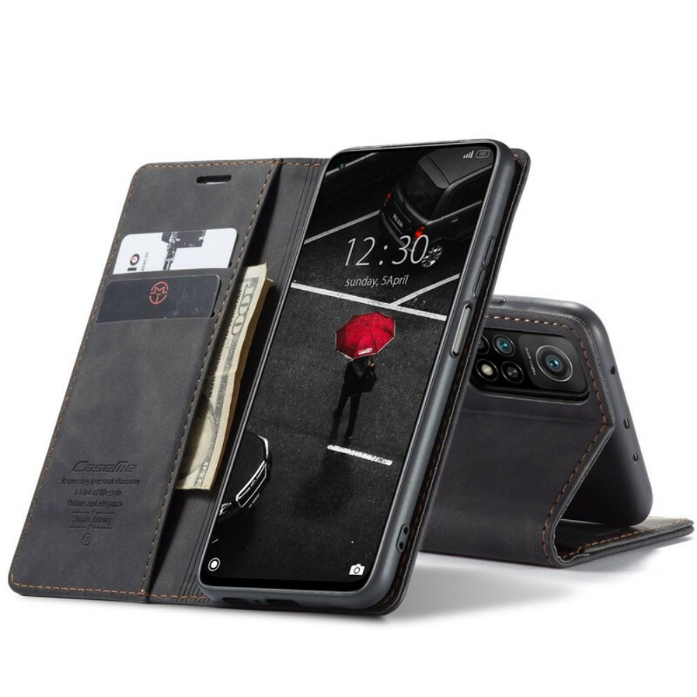 Bescherming Hoesje voor Xiaomi Mi 10T / 10T Pro Folio-hoesje Caseme Kunstleer
