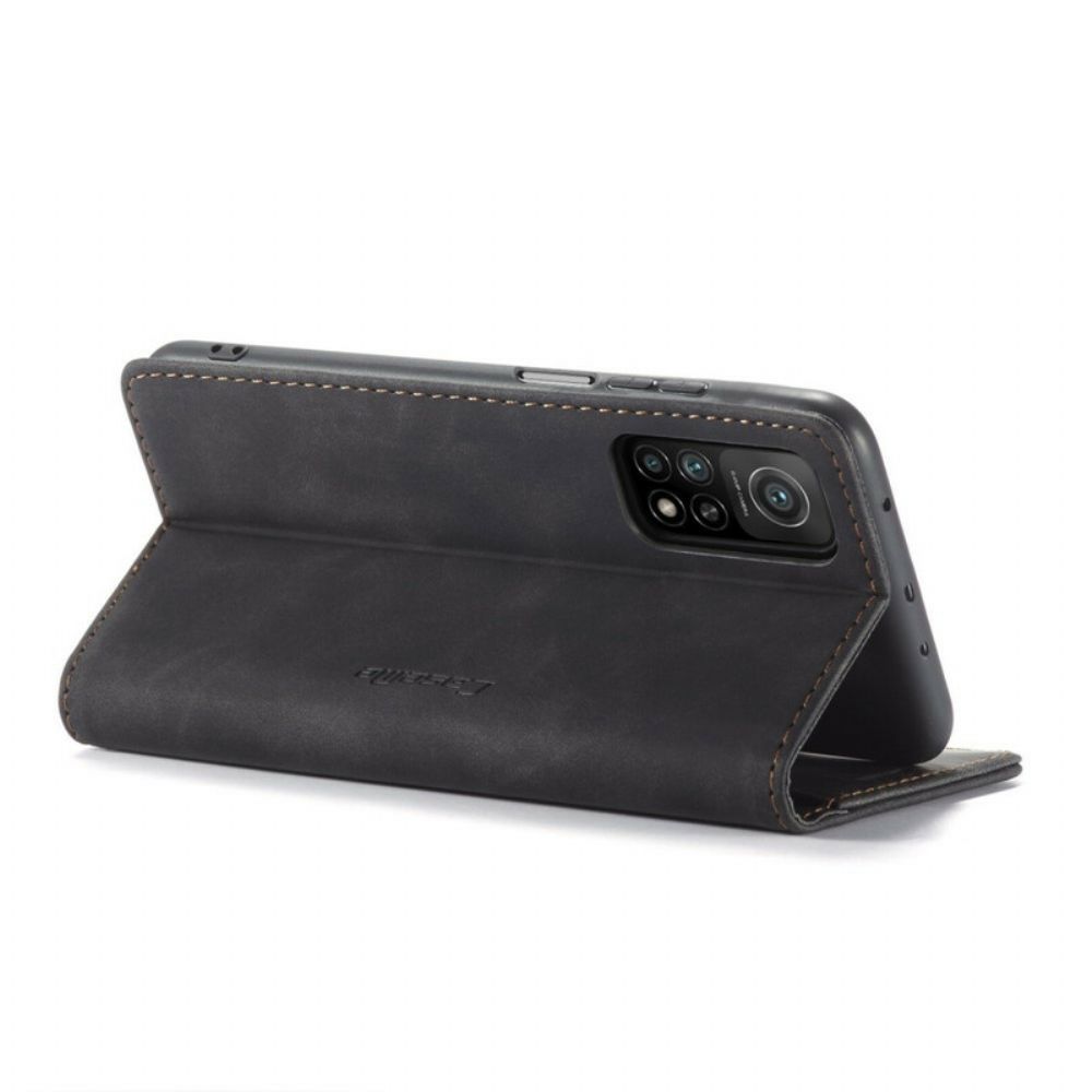 Bescherming Hoesje voor Xiaomi Mi 10T / 10T Pro Folio-hoesje Caseme Kunstleer