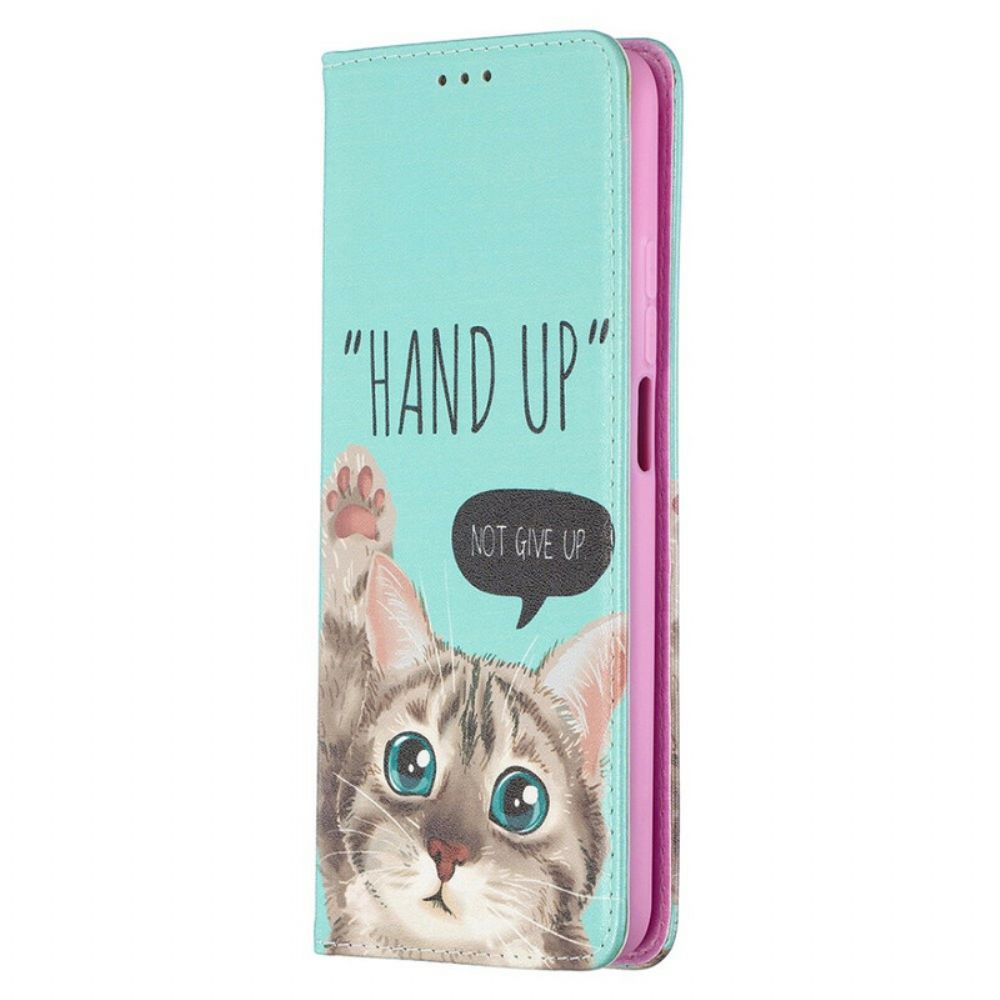 Bescherming Hoesje voor Xiaomi Mi 10T / 10T Pro Folio-hoesje Hand Omhoog