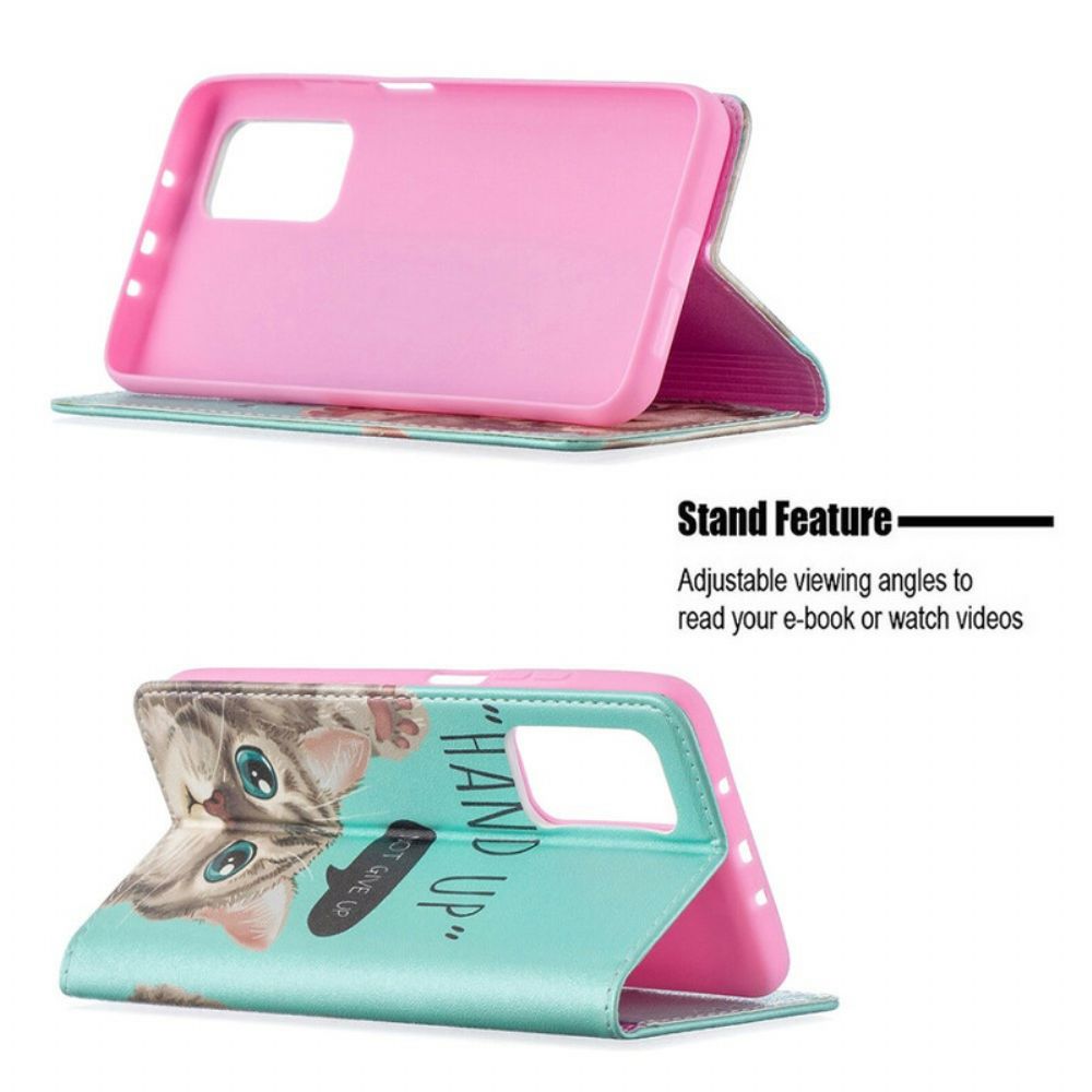 Bescherming Hoesje voor Xiaomi Mi 10T / 10T Pro Folio-hoesje Hand Omhoog