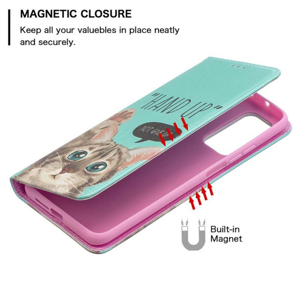 Bescherming Hoesje voor Xiaomi Mi 10T / 10T Pro Folio-hoesje Hand Omhoog
