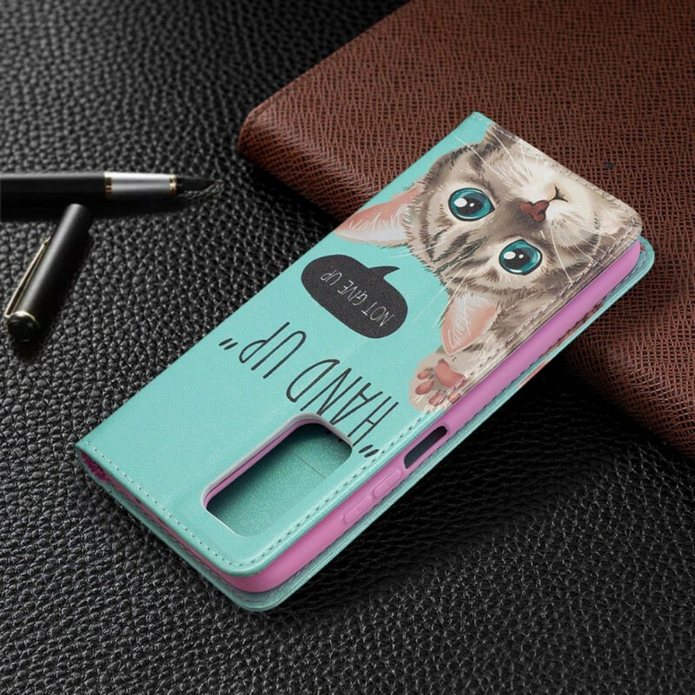 Bescherming Hoesje voor Xiaomi Mi 10T / 10T Pro Folio-hoesje Hand Omhoog