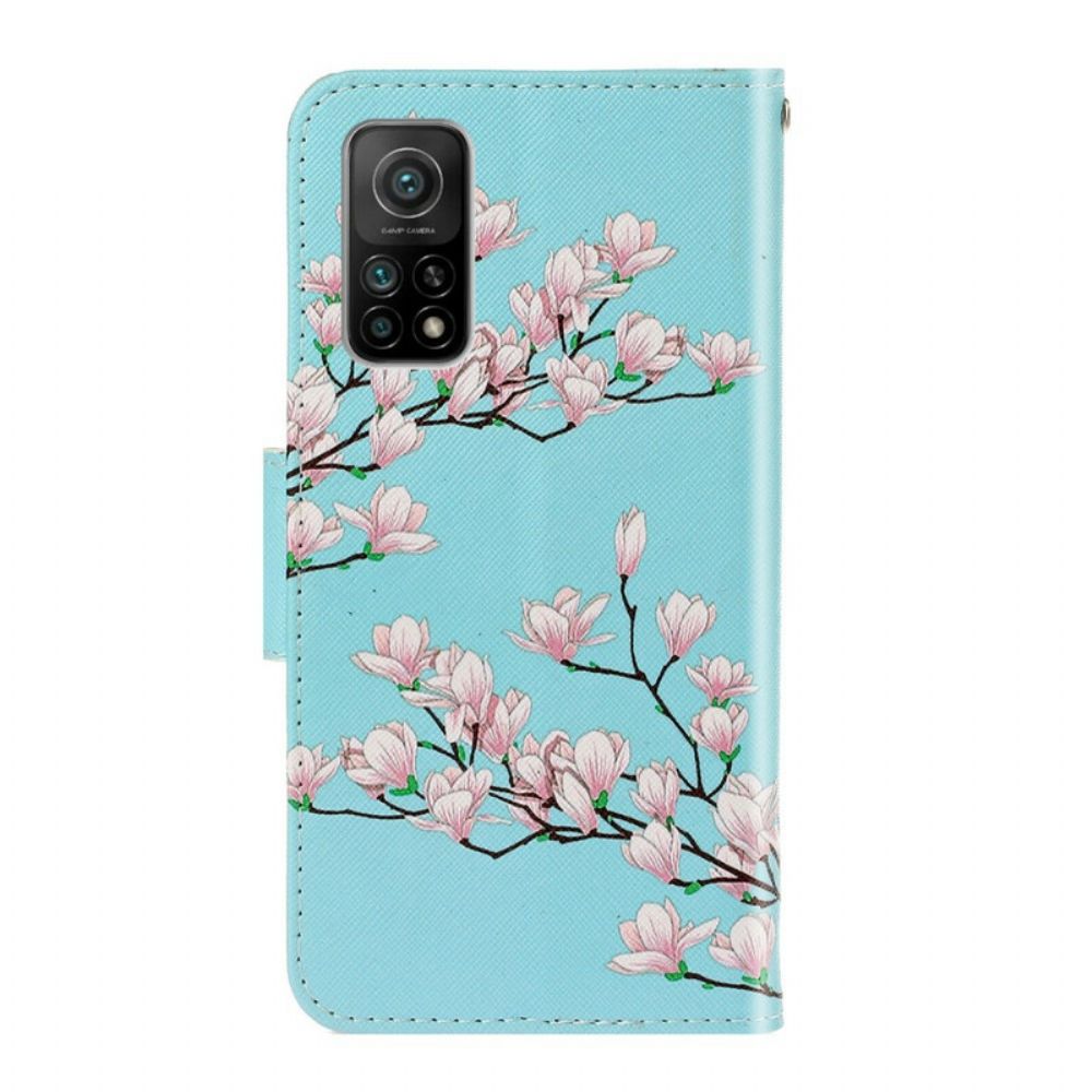 Flip Case voor Xiaomi Mi 10T / 10T Pro Met Ketting Bandboom