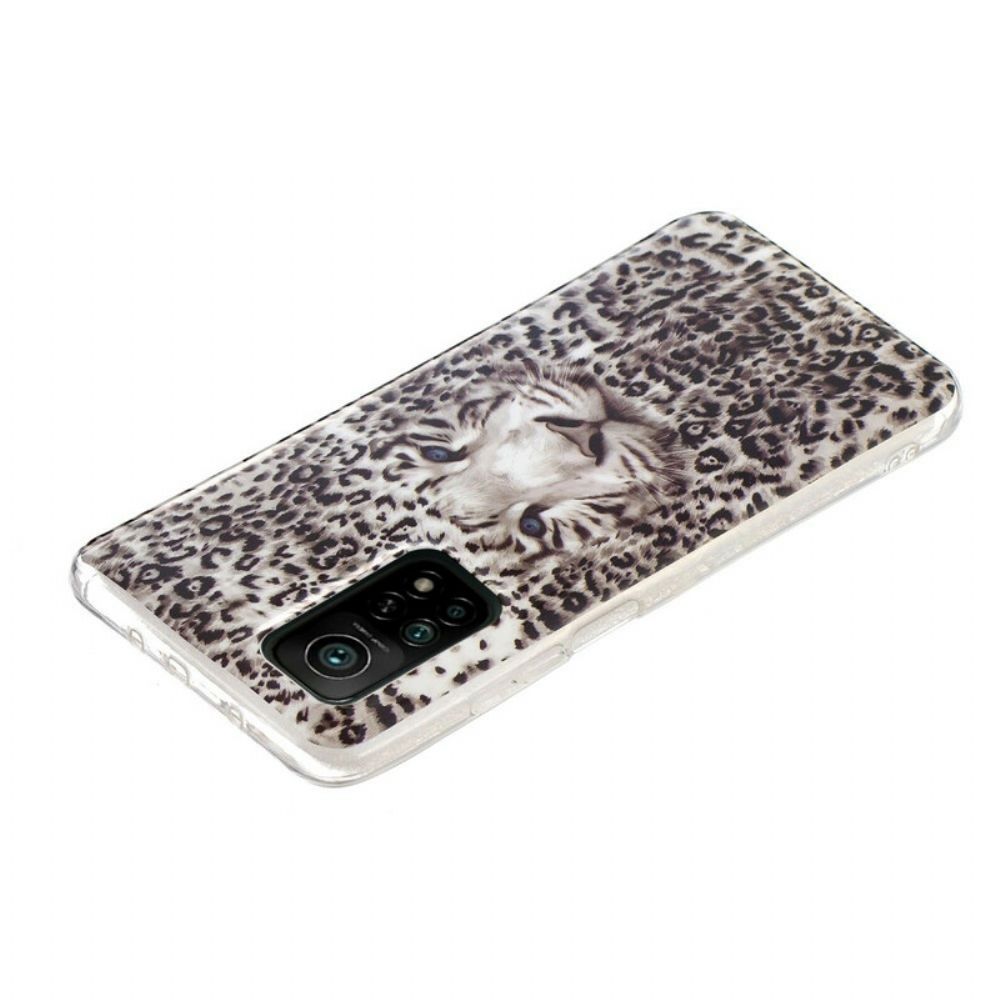 Hoesje voor Xiaomi Mi 10T / 10T Pro Fluorescerende Luipaard