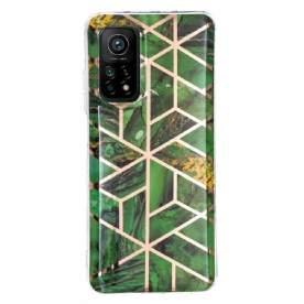 Hoesje voor Xiaomi Mi 10T / 10T Pro Kleurrijke Geometrie Marmer 2