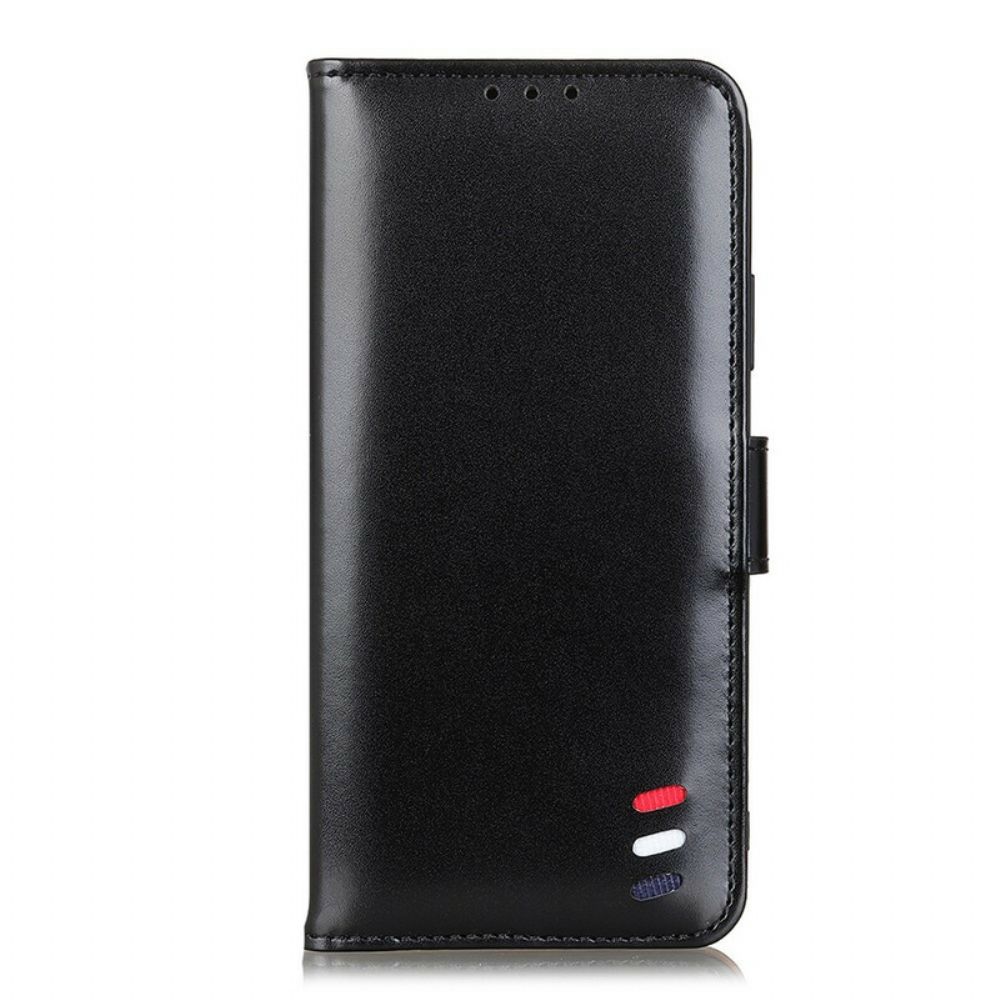 Leren Hoesje voor Xiaomi Mi 10T / 10T Pro Driekleurig Leereffect