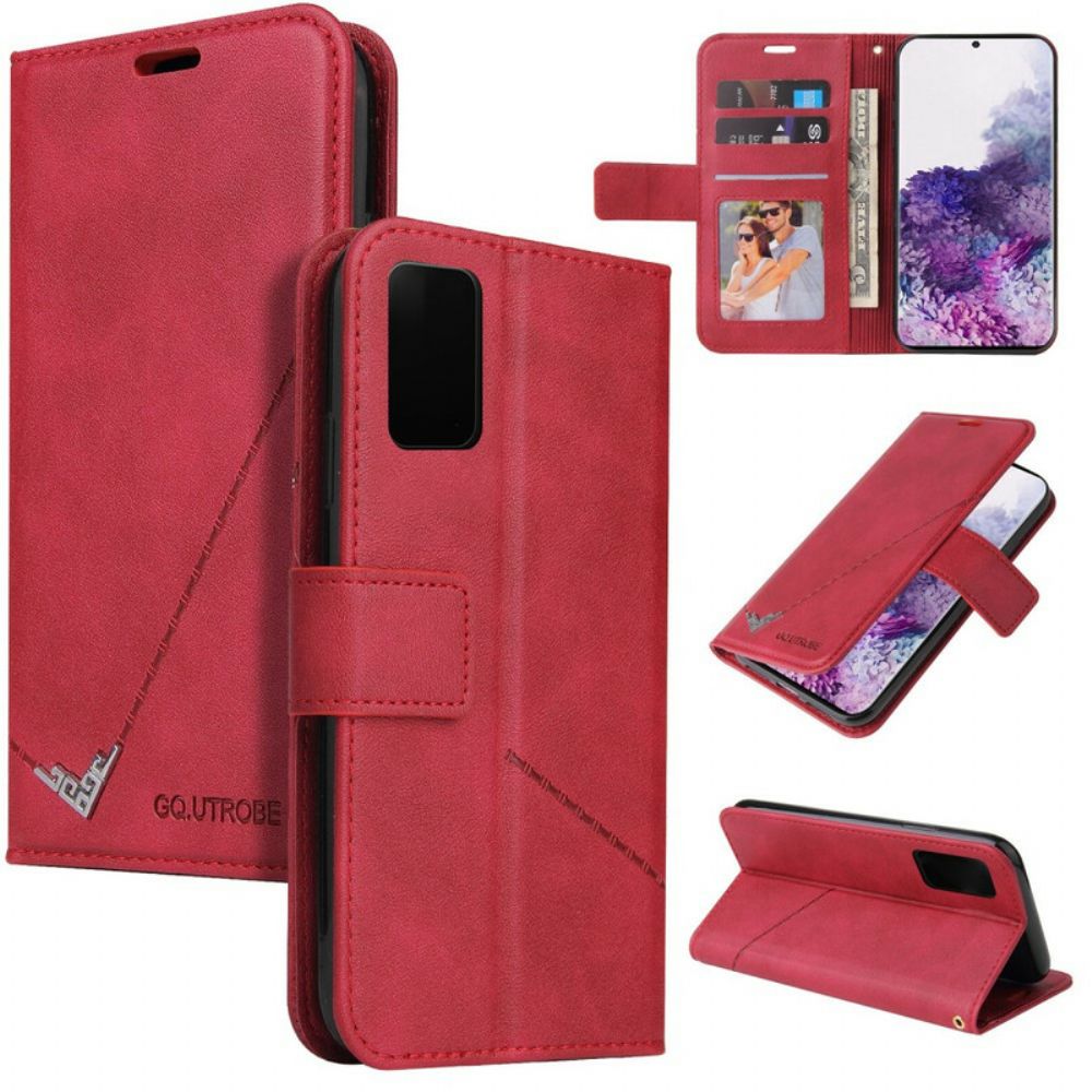 Leren Hoesje voor Xiaomi Mi 10T / 10T Pro Fancy Kunstleer Metaal Gq.utrobe