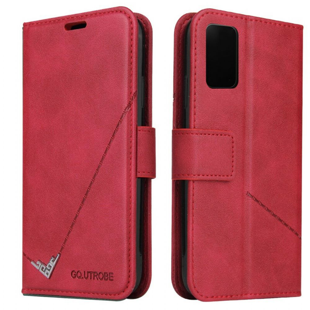 Leren Hoesje voor Xiaomi Mi 10T / 10T Pro Fancy Kunstleer Metaal Gq.utrobe