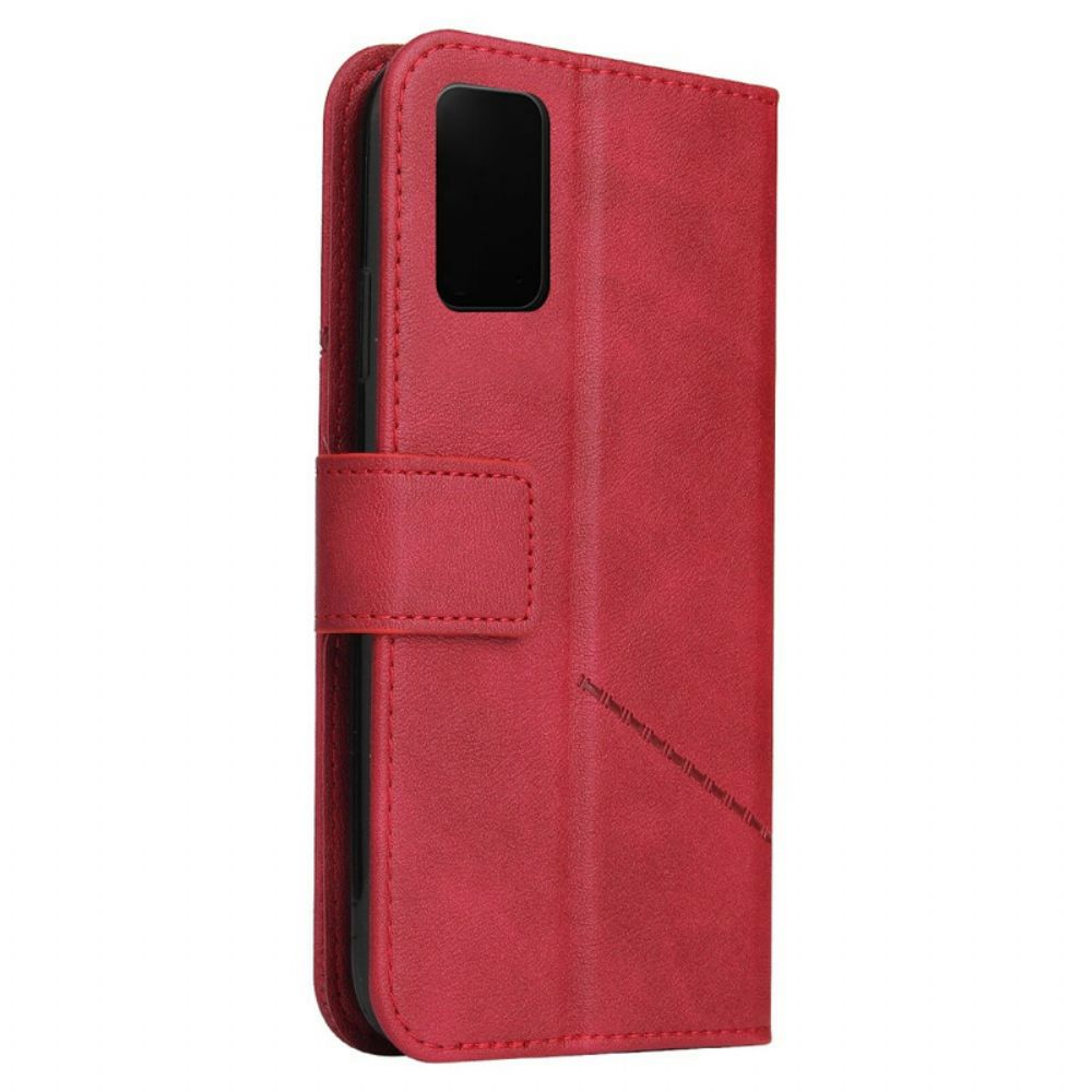 Leren Hoesje voor Xiaomi Mi 10T / 10T Pro Fancy Kunstleer Metaal Gq.utrobe