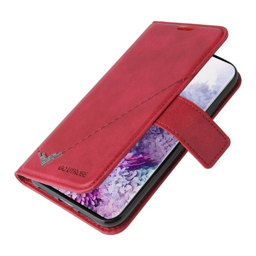 Leren Hoesje voor Xiaomi Mi 10T / 10T Pro Fancy Kunstleer Metaal Gq.utrobe