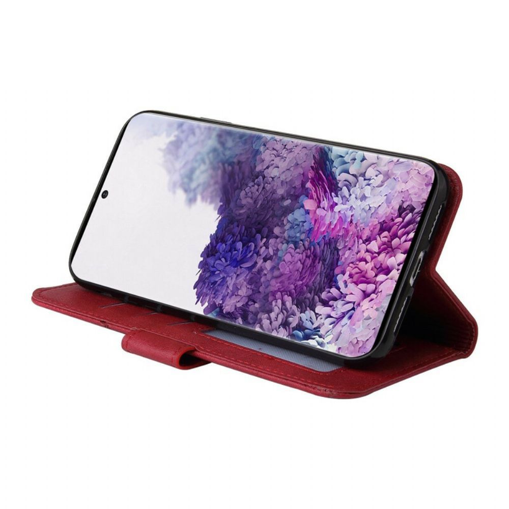 Leren Hoesje voor Xiaomi Mi 10T / 10T Pro Fancy Kunstleer Metaal Gq.utrobe