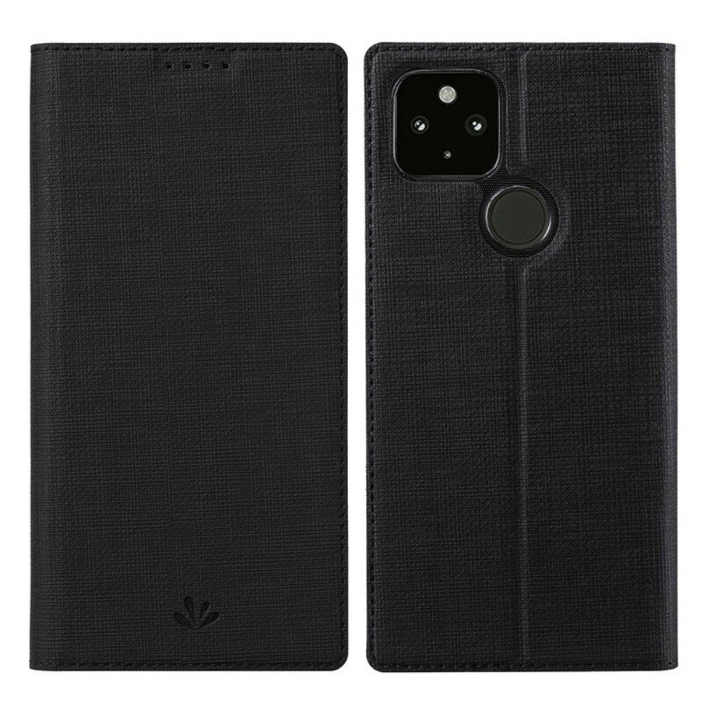 Bescherming Hoesje voor Google Pixel 5A Folio-hoesje Vili Dmx Getextureerd