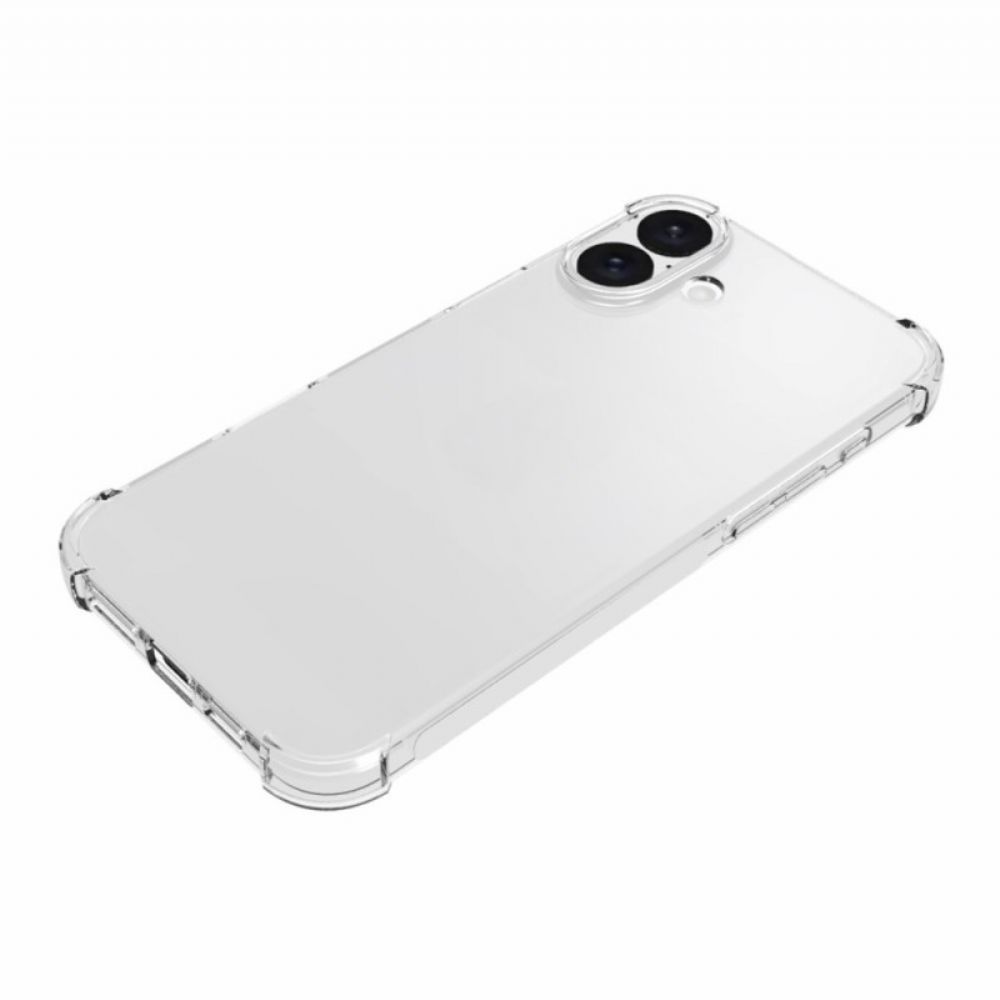 Cover Hoesje iPhone 16 Plus Telefoonhoesje Transparante Versterkte Hoeken