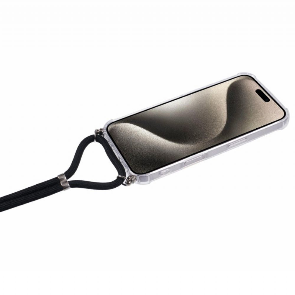 Hoesje iPhone 16 Plus Transparant Koord