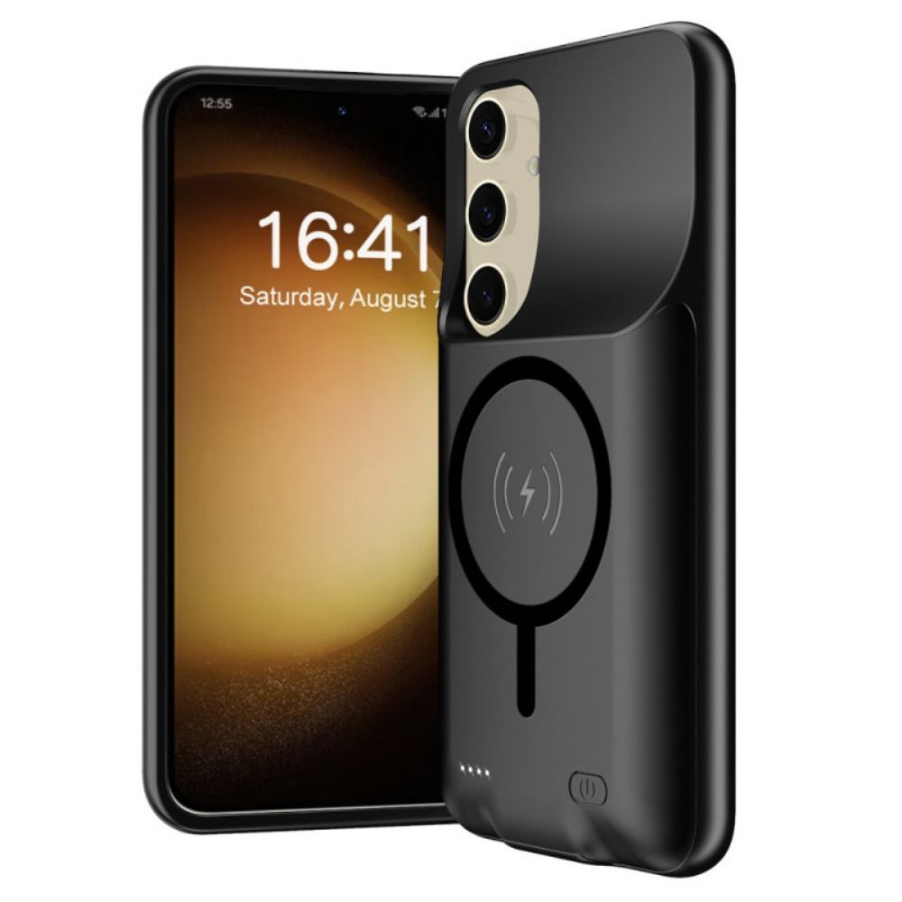 10000mah Batterijhoes Voor Samsung Galaxy S25 Plus Met Externe Oplader En Magnetische Bevestiging