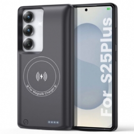 10000mah Batterijhoes Voor Samsung Galaxy S25 Plus / S24 Plus Met Oplader En Magnetische Bevestiging