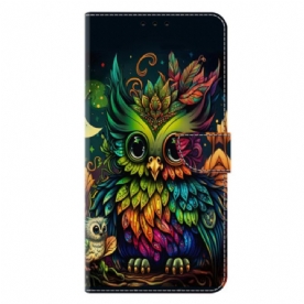 Bescherming Hoesje Samsung Galaxy S25 Plus 5g Kleurrijke Uil