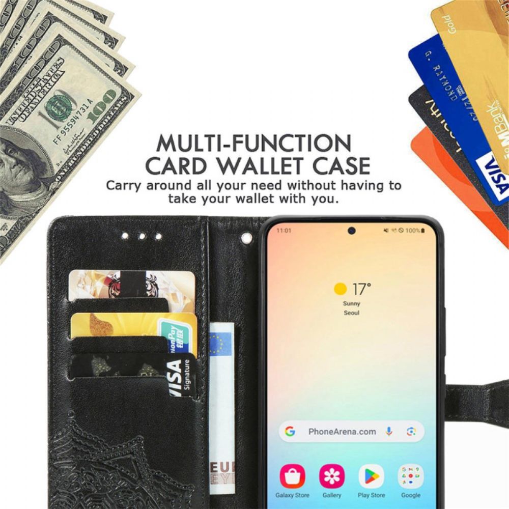 Bescherming Hoesje Samsung Galaxy S25 Plus 5g Mandala Barok