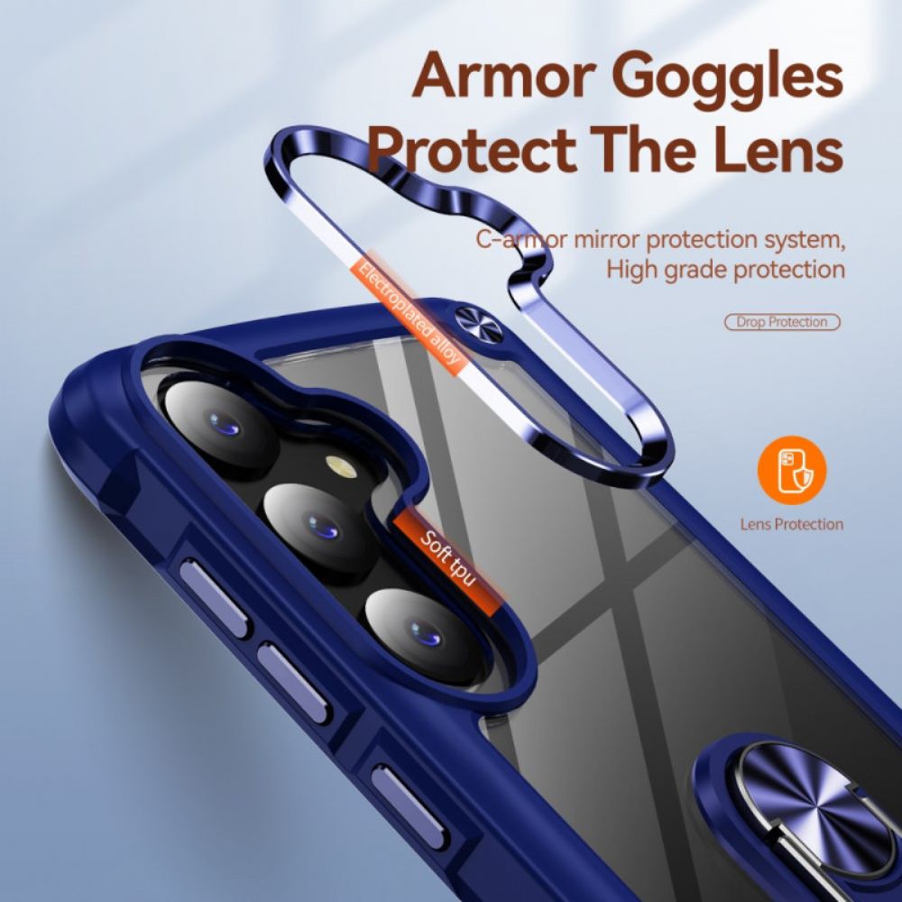 Case Hoesje Samsung Galaxy S25 Plus 5g Telefoonhoesje Hybride Ringhouder