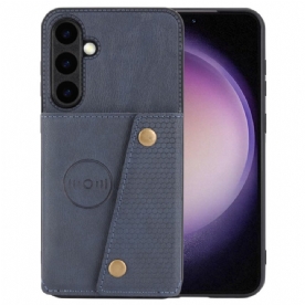 Cover Hoesje Samsung Galaxy S25 Plus 5g Telefoonhoesje Kaarthouder Van Imitatieleer