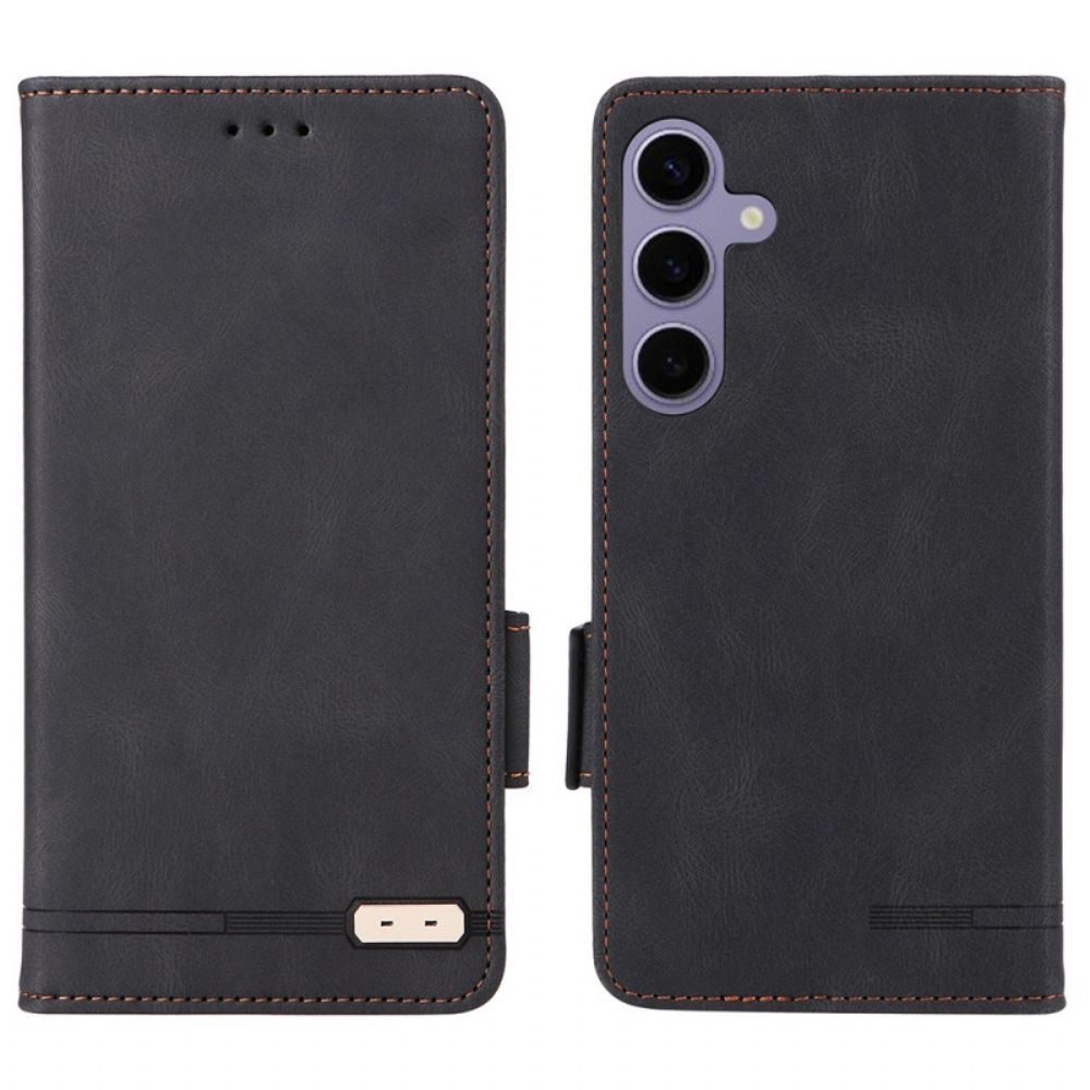 Flip Case Leren Samsung Galaxy S25 Plus 5g Retro