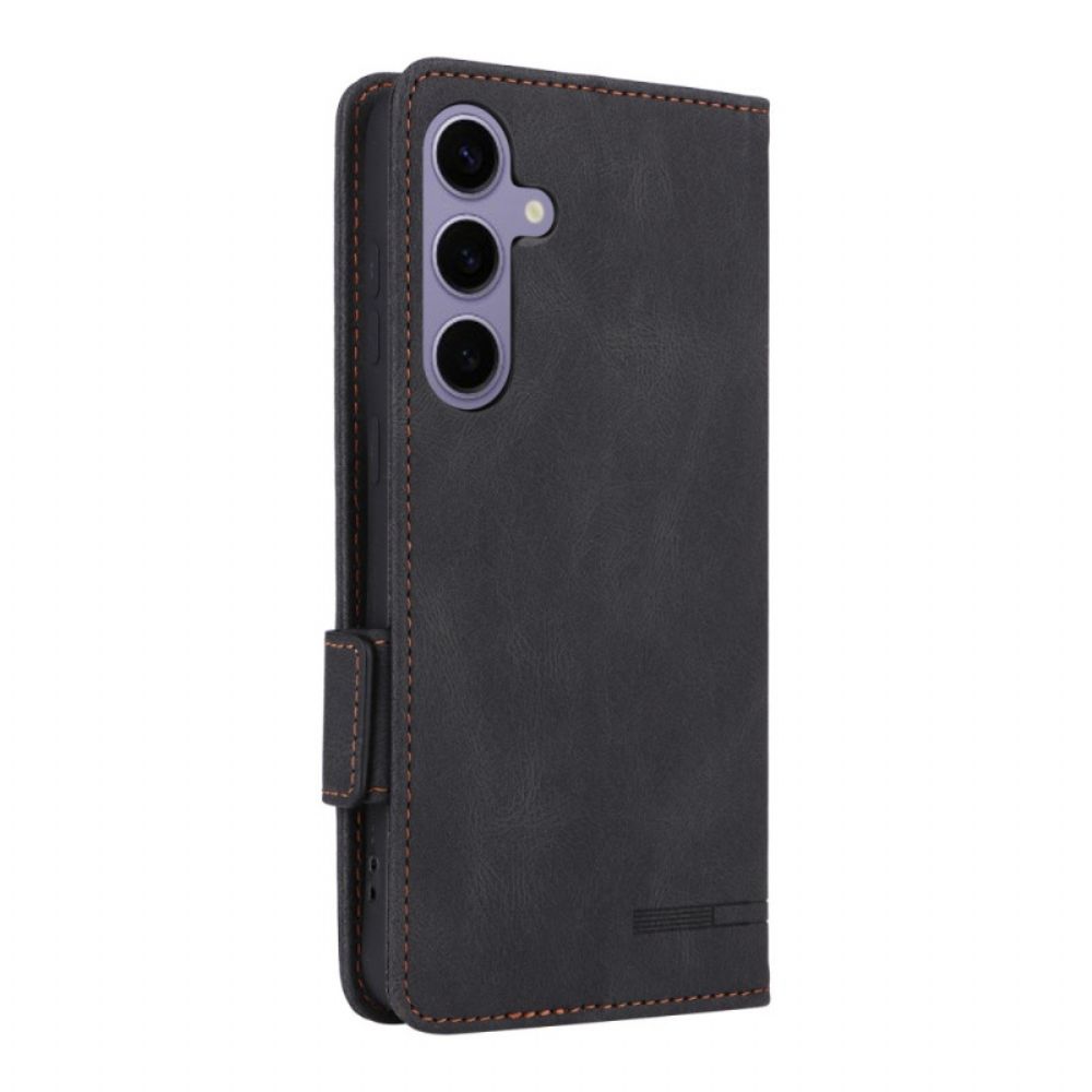 Flip Case Leren Samsung Galaxy S25 Plus 5g Retro