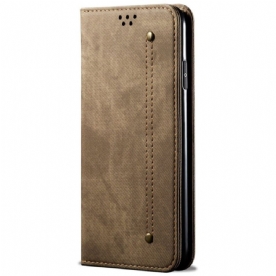 Folio-hoesje Samsung Galaxy S25 Plus 5g Denimstof