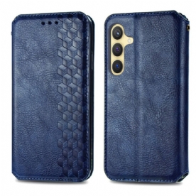 Folio-hoesje Samsung Galaxy S25 Plus 5g Fries In Suède-effect