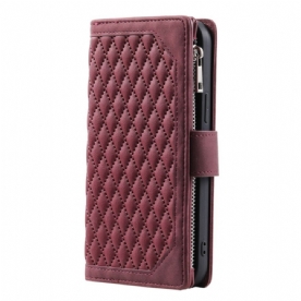 Folio-hoesje Samsung Galaxy S25 Plus 5g Gewatteerde Portemonnee