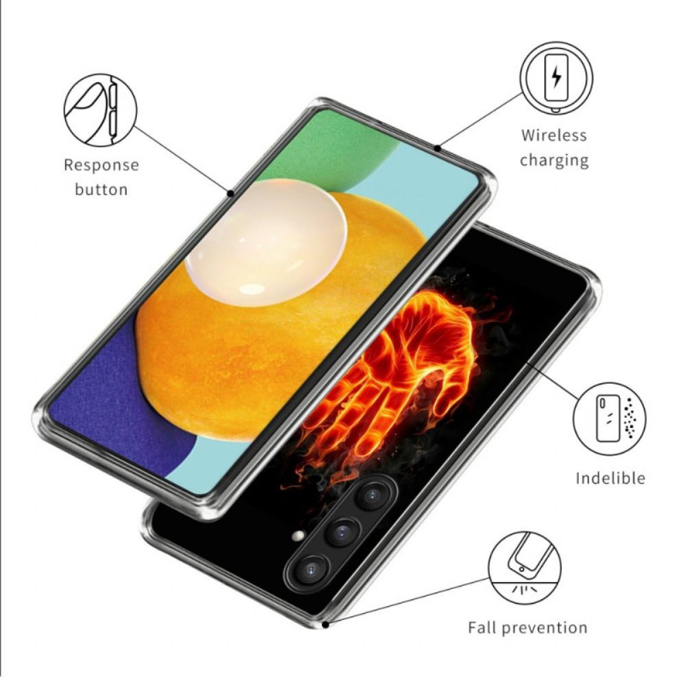 Hoesje Samsung Galaxy S25 Plus 5g Brandende Hand