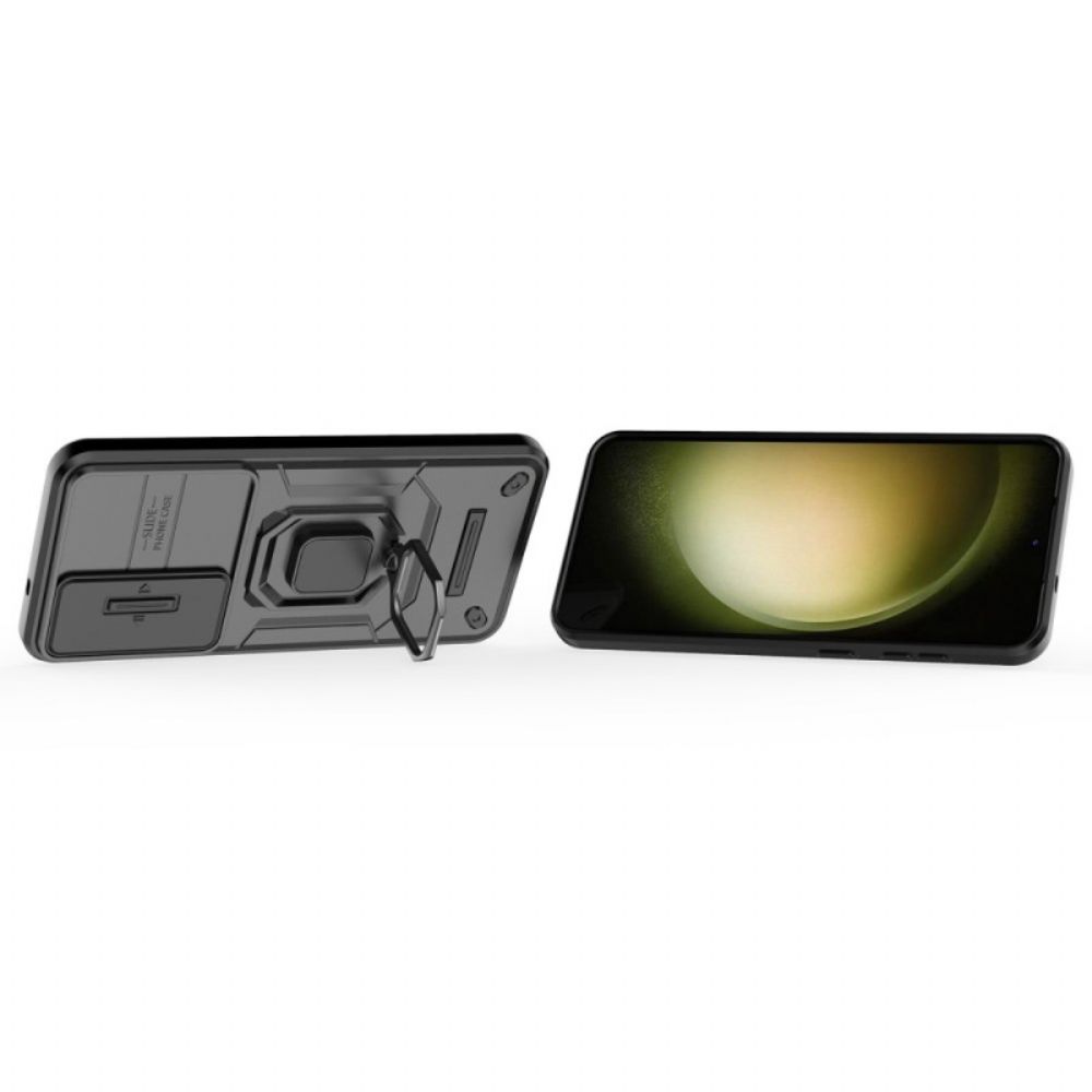 Hoesje Samsung Galaxy S25 Plus 5g Duurzame Ring Met Lensbeschermer