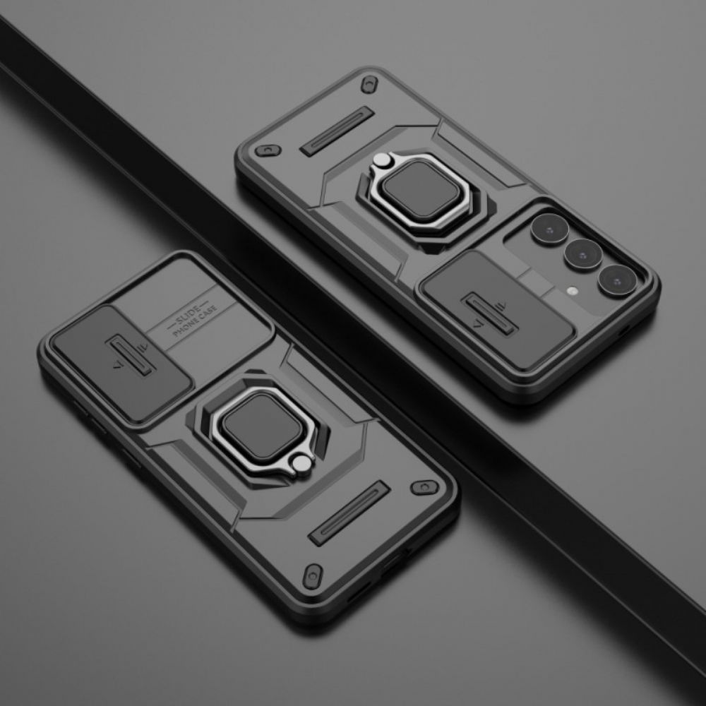 Hoesje Samsung Galaxy S25 Plus 5g Duurzame Ring Met Lensbeschermer