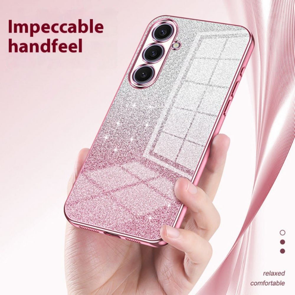 Hoesje Samsung Galaxy S25 Plus 5g Glitterachterkant