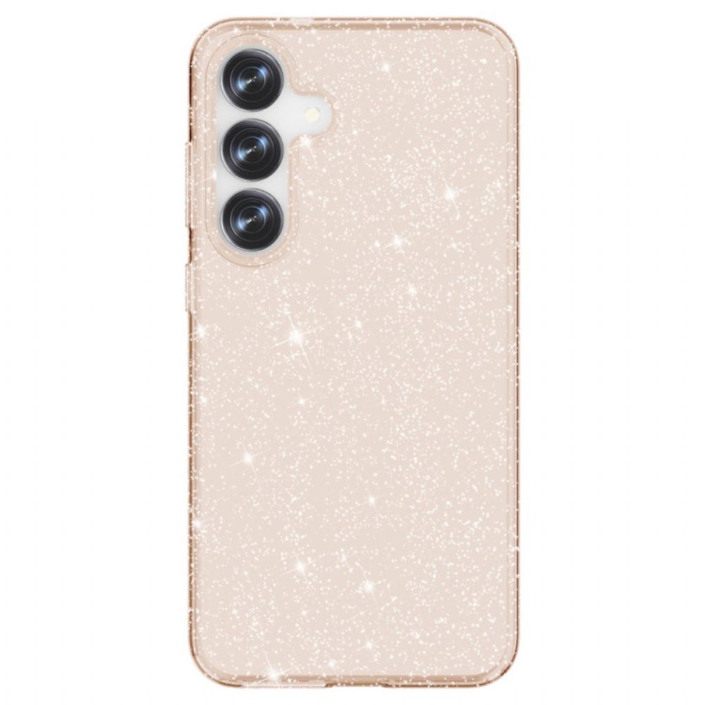 Hoesje Samsung Galaxy S25 Plus 5g Glitterdesign Bescherming Hoesje
