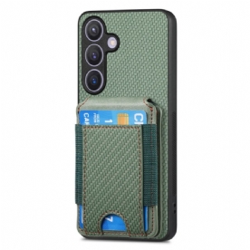 Hoesje Samsung Galaxy S25 Plus 5g Kaarthouder En Standaardontwerp Bescherming Hoesje