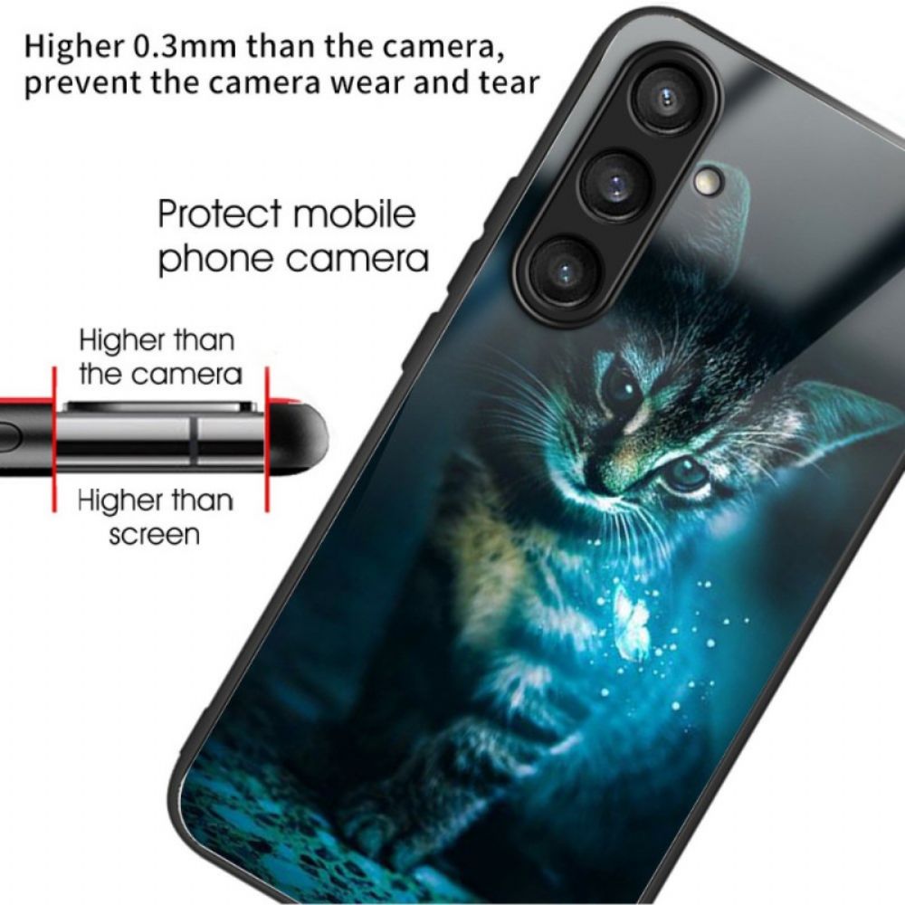 Hoesje Samsung Galaxy S25 Plus 5g Kat Van Gehard Glas