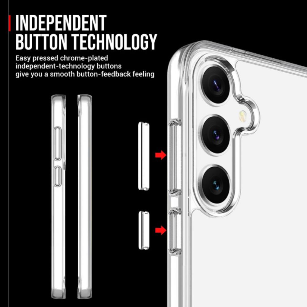 Hoesje Samsung Galaxy S25 Plus 5g Transparant Bescherming Hoesje