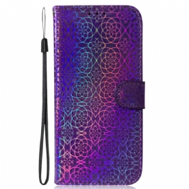 Leren Hoesje Samsung Galaxy S25 Plus 5g Disco-stijl
