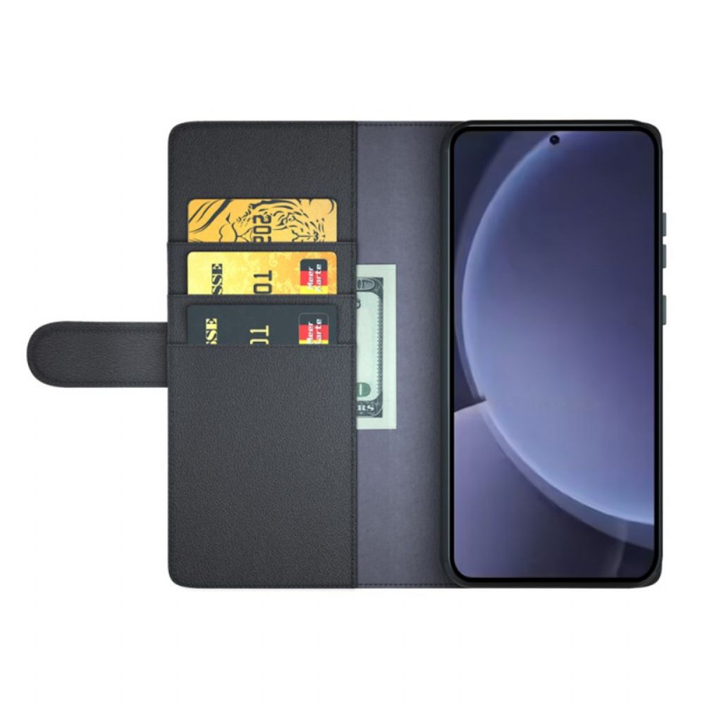 Leren Hoesje Samsung Galaxy S25 Plus 5g Echt Leer