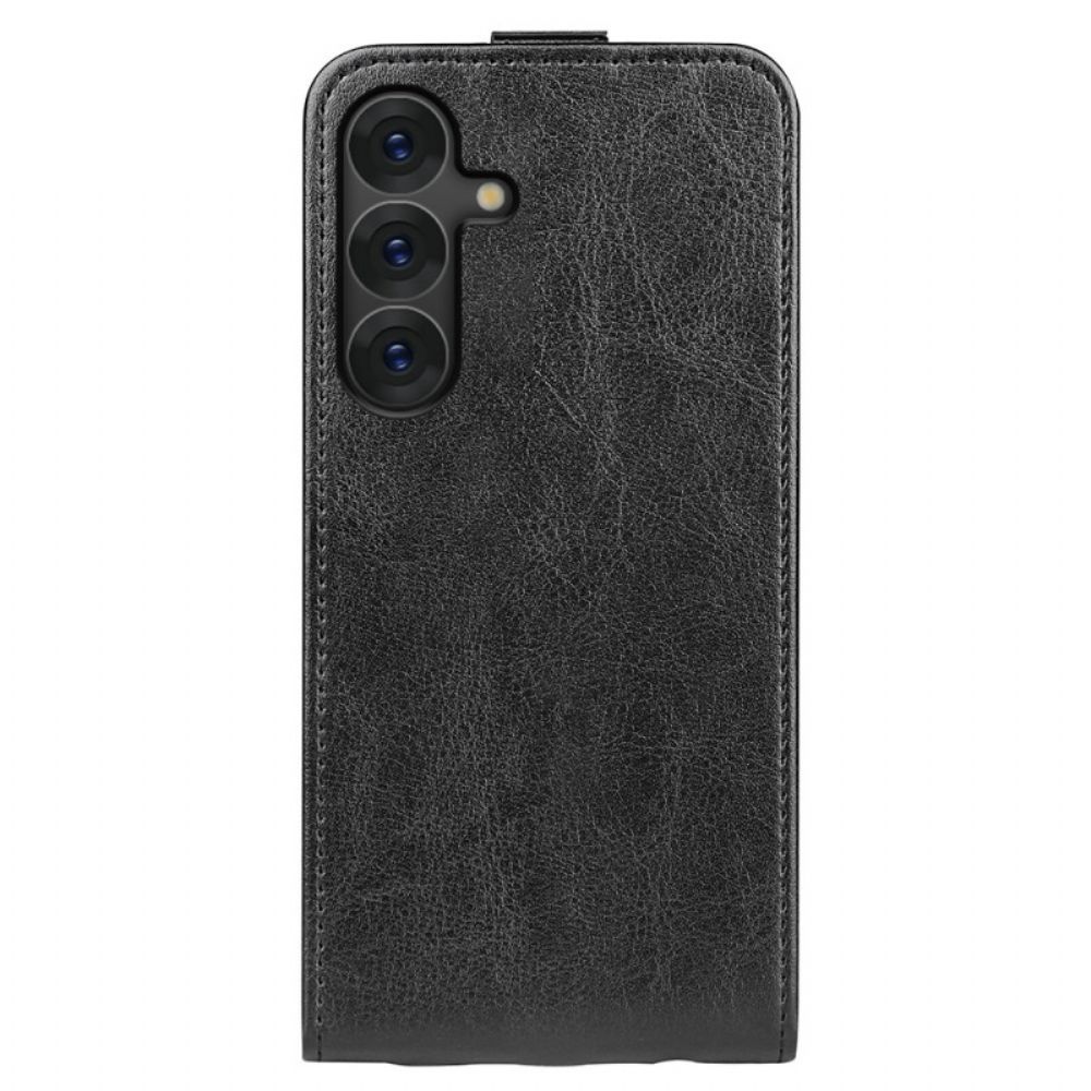 Leren Hoesje Samsung Galaxy S25 Plus 5g Verticale Klep Bescherming Hoesje
