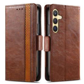 Leren Hoesje Voor Samsung Galaxy S25 Plus 5g Caseneo Rfid-portemonnee