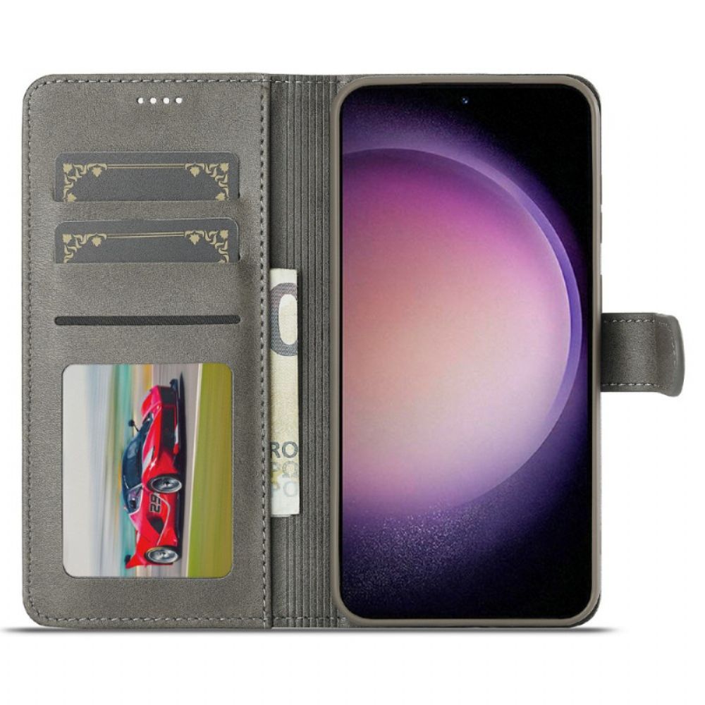Leren Hoesje Voor Samsung Galaxy S25 Plus 5g Lcimeeke