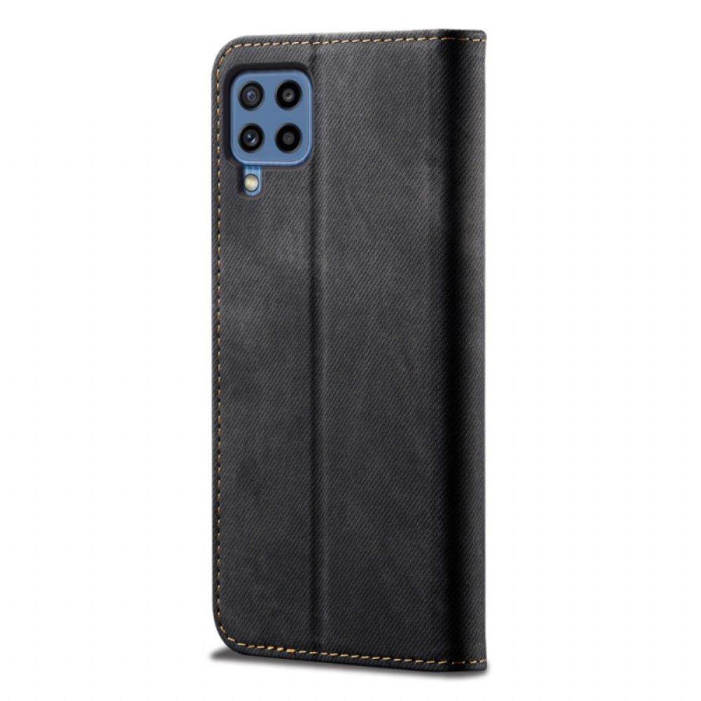 Bescherming Hoesje voor Samsung Galaxy M32 Folio-hoesje Denimdoek