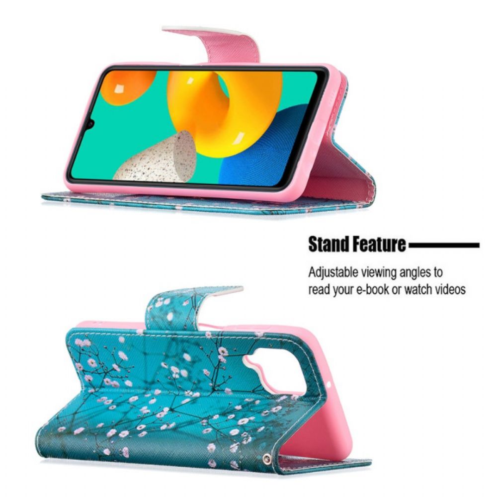 Folio-hoesje voor Samsung Galaxy M32 Bloeiende Boom