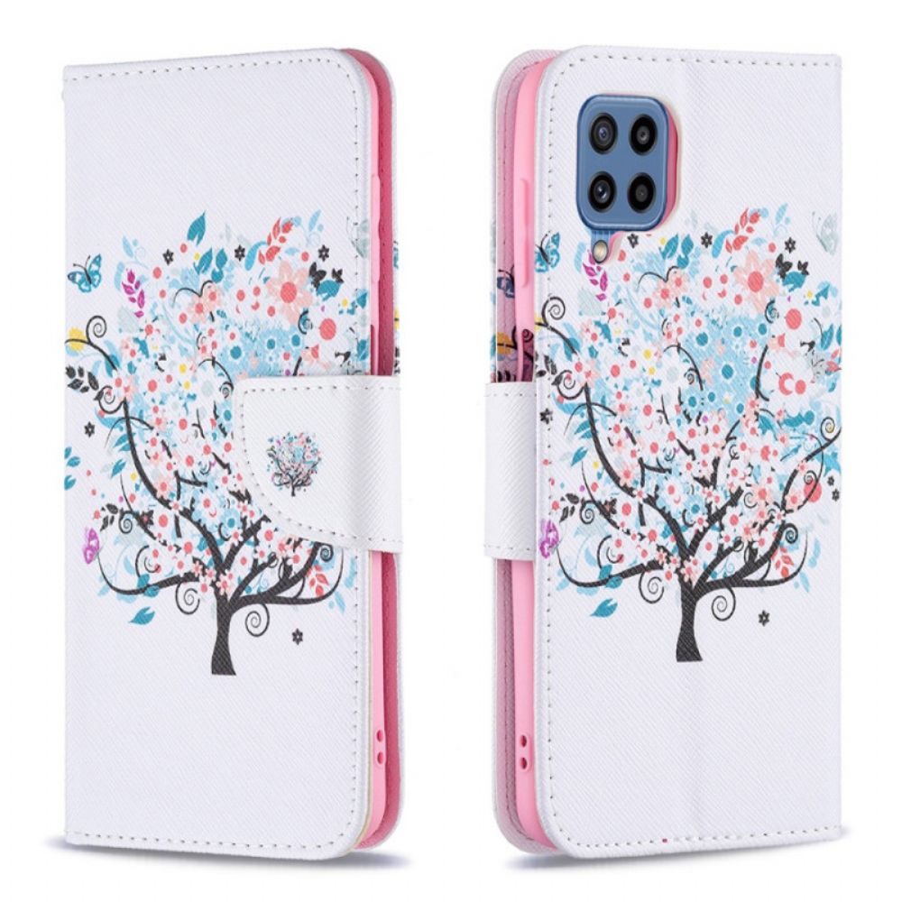 Folio-hoesje voor Samsung Galaxy M32 Bloemrijke Boom