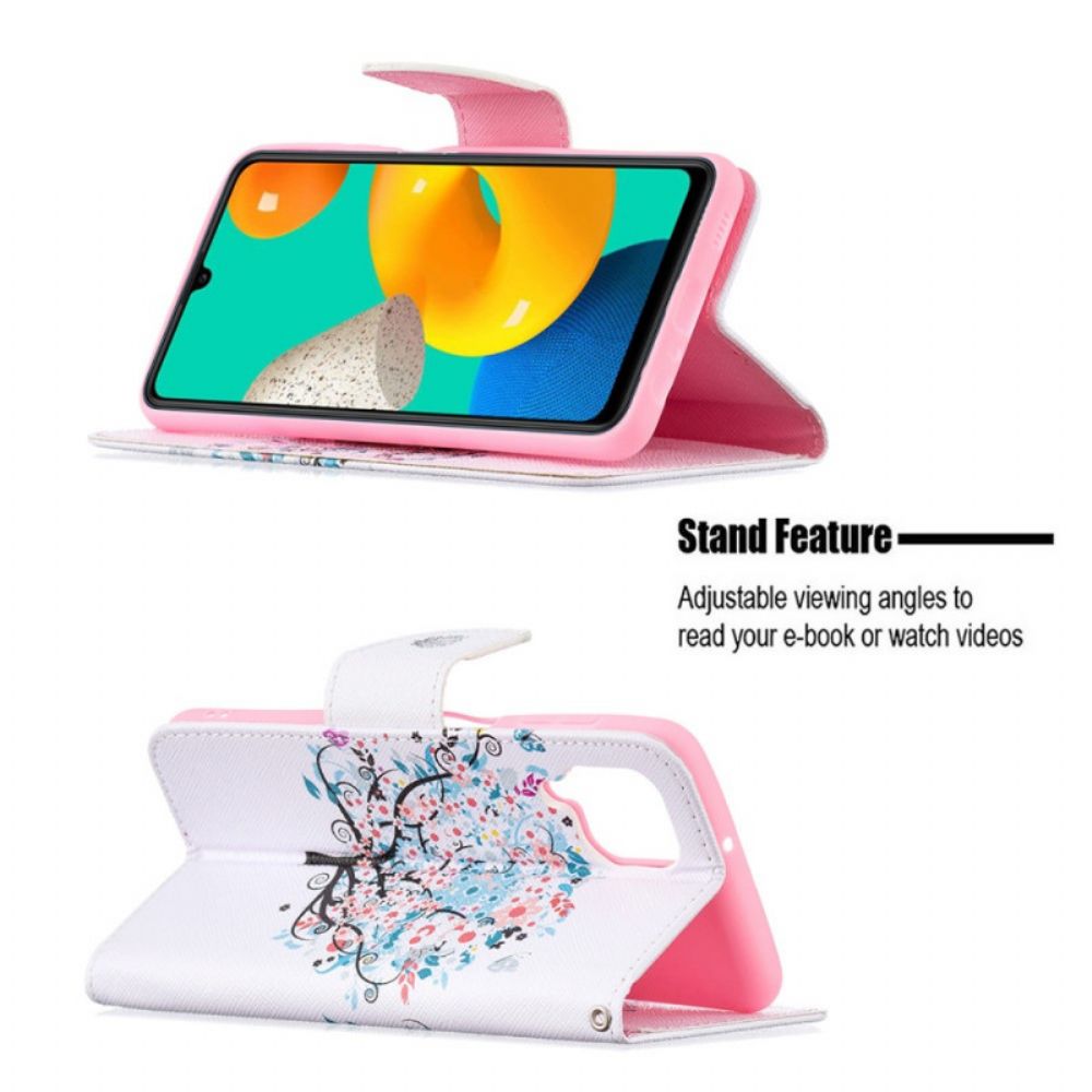 Folio-hoesje voor Samsung Galaxy M32 Bloemrijke Boom