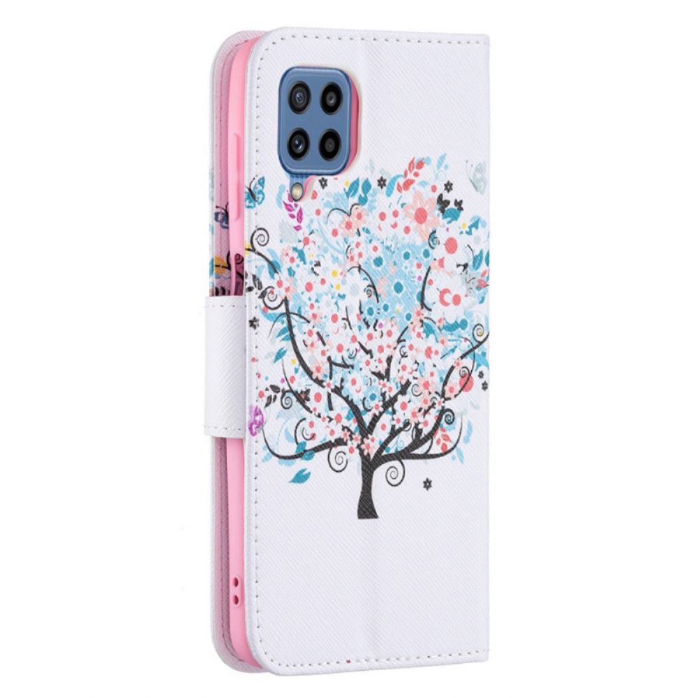 Folio-hoesje voor Samsung Galaxy M32 Bloemrijke Boom